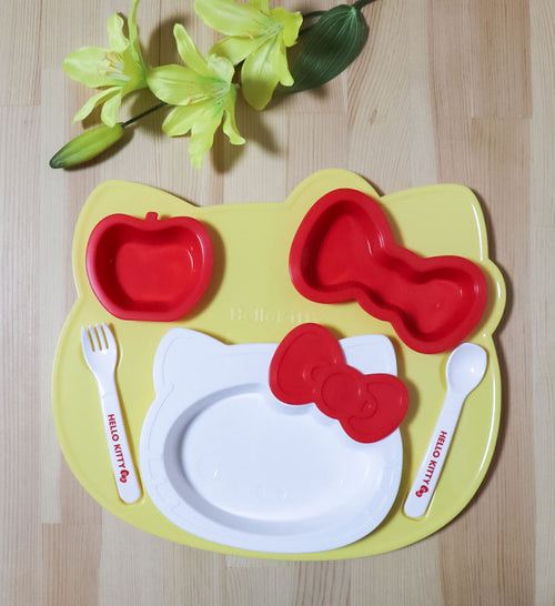 헬로키티 캐릭터 런치 플레이트 세트 - 하카타몰
