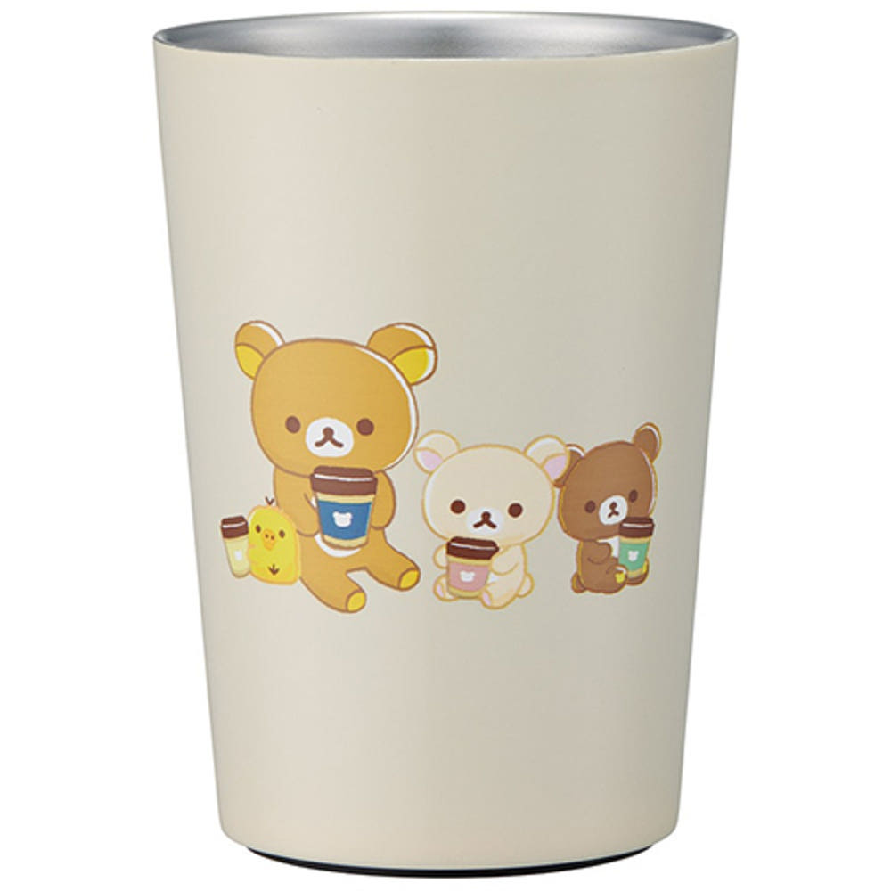 스케이터 리락쿠마 캐릭터 편의점 커피 스테인리스 텀블러 400ml STCV2 - 주방·식기 - 하카타몰