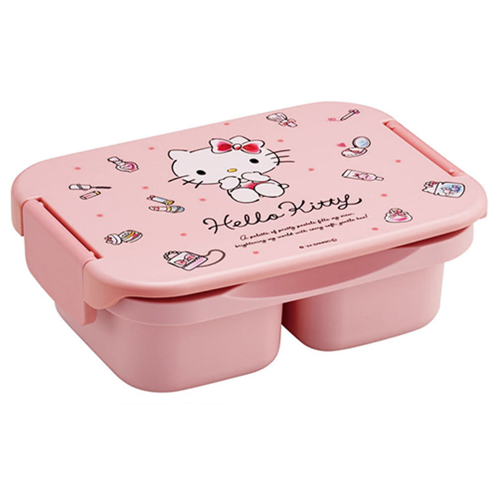 스케이터 헬로키티 수채화 코스메 캐릭터 항균 세퍼레이트 타입 타이트 런치박스 500ml PTLBS5AG - 주방·식기 - 하카타몰