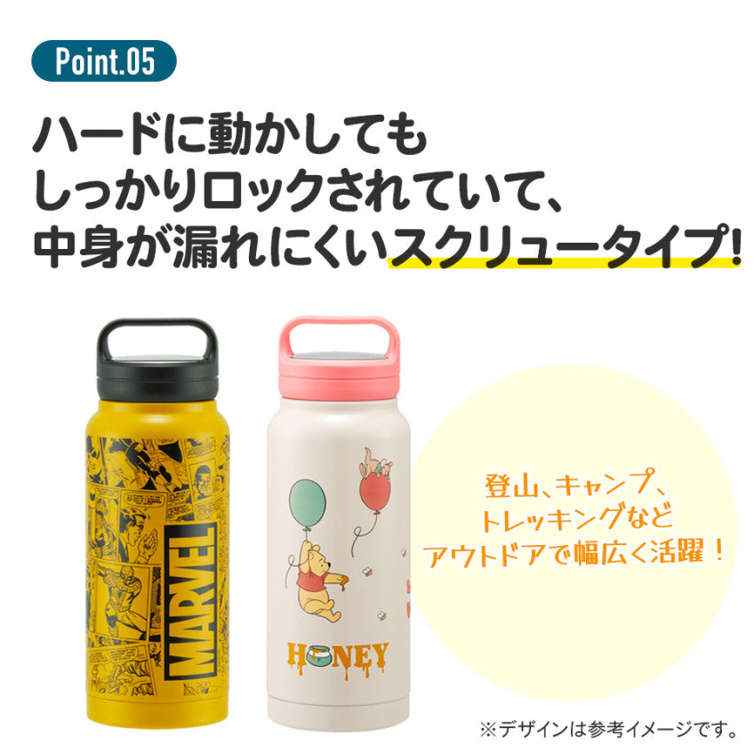 [발주상품 2~4 영업일 후 발송예정] 스케이터 미키마우스 캐릭터 스크류 핸들 머그 보틀 800ml STSC8 - 주방·식기 - 하카타몰