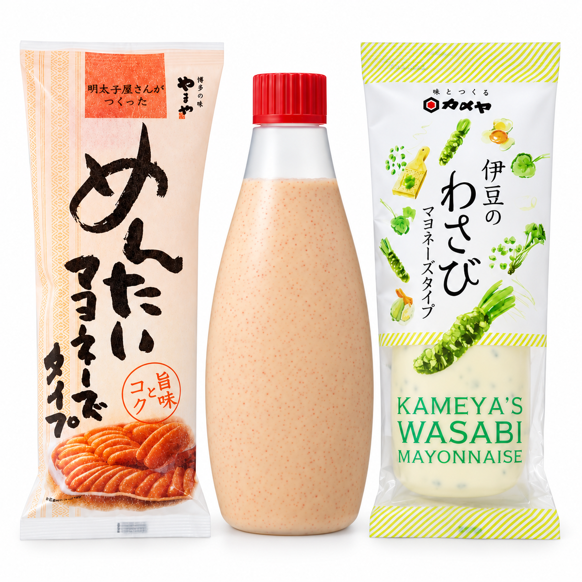 야마야 명란 마요네즈 300g / 카메야 시즈오카 와사비 마요네즈 200g