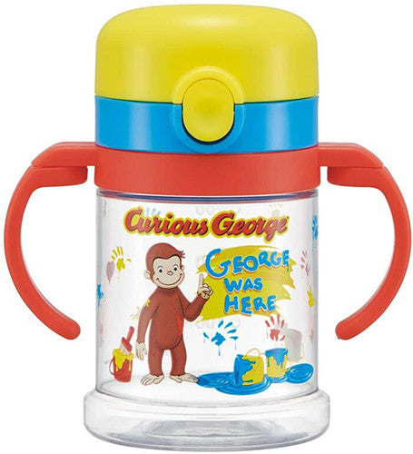 스케이터 접이식 핸들 원터치 스파우트컵 260ml (미키, 키티, 곰돌이푸, 원숭이 조지, 이나이이나이바, 배고픈애벌레, 리사라슨, 시마시마구루구루) - 하카타몰