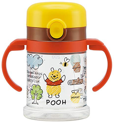 스케이터 접이식 핸들 원터치 스파우트컵 260ml (미키, 키티, 곰돌이푸, 원숭이 조지, 이나이이나이바, 배고픈애벌레, 리사라슨, 시마시마구루구루) - 하카타몰
