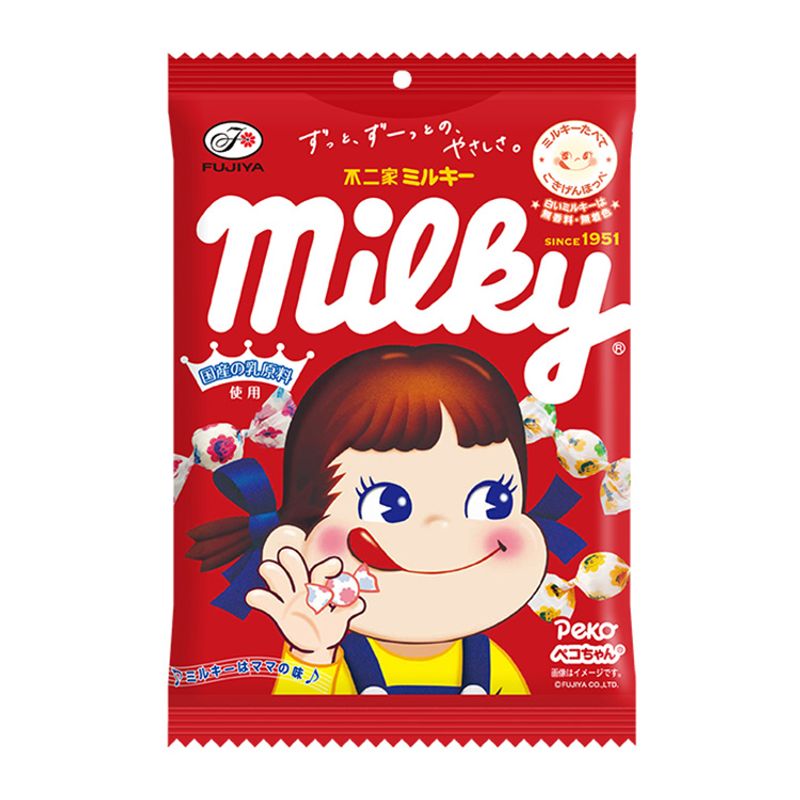 후지야 페코짱 밀키 캔디 100g 현행 패키지