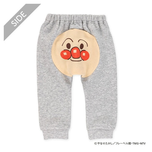 [발주상품] 호빵맨 안감 기모 몽키팬츠 그레이 80~90cm - 의류 - 하카타몰