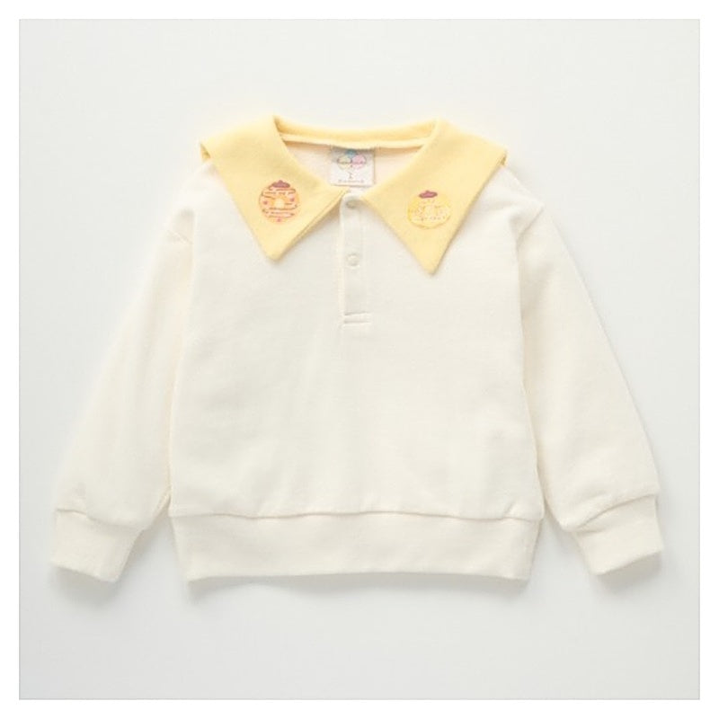 [발주상품] 산리오 폼폼푸린 맨투맨 화이트 80~95cm - 의류 - 하카타몰