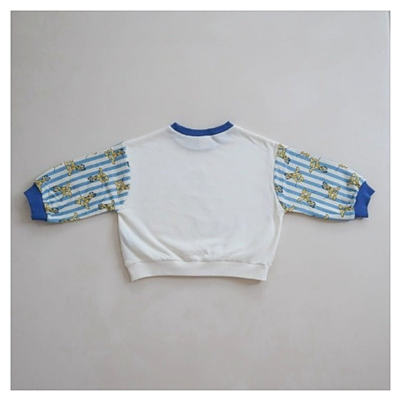 [발주상품] 미키마우스 맨투맨 크림 80~100cm - 의류 - 하카타몰