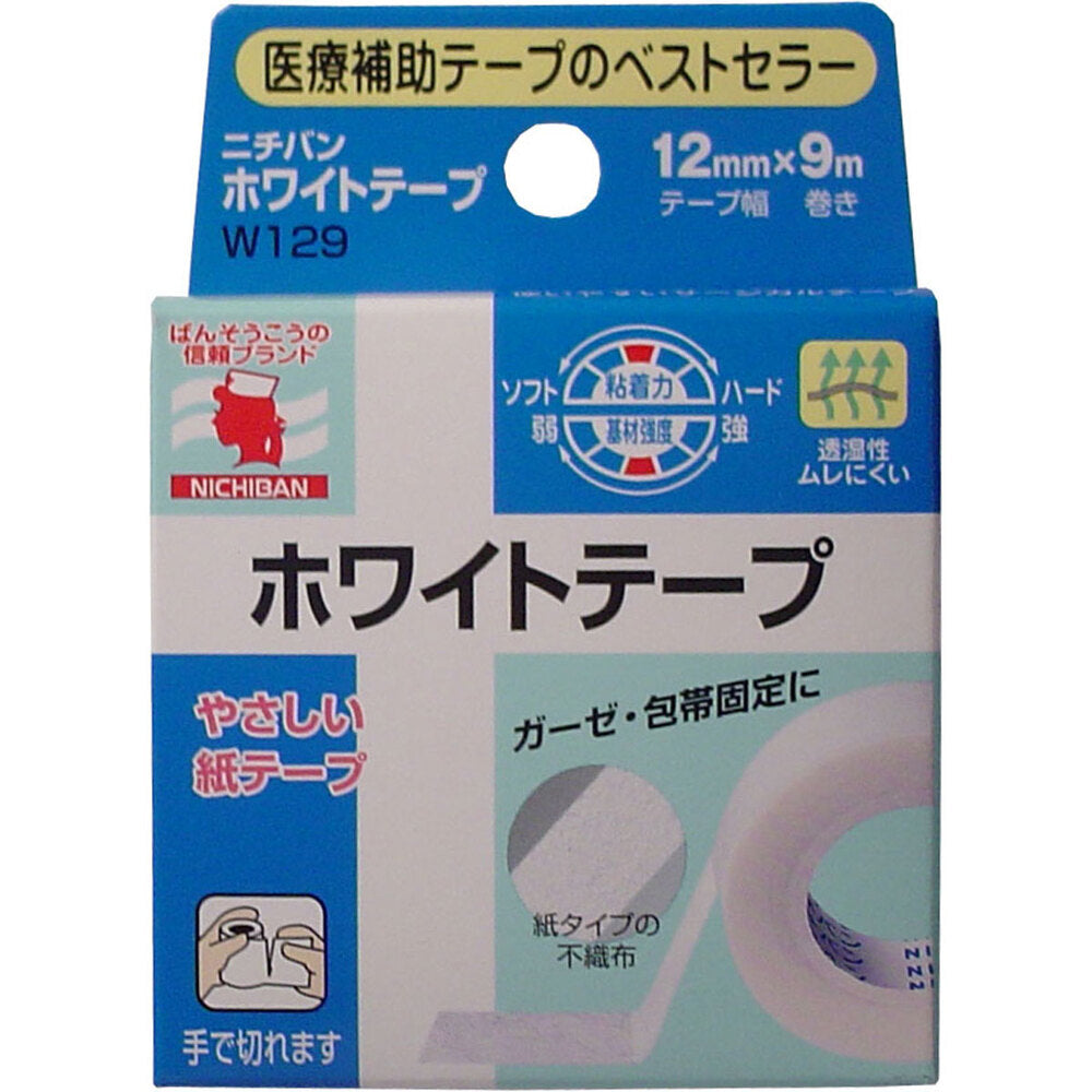 니치반 화이트 테이프 12mm×9m 상품 사진 1