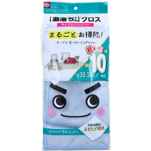 게키오치군 마이크로파이버 청소포 약 30×30cm 10장 상품 사진 1
