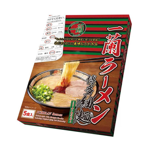 이치란 돈코츠 라멘 5인분 645g 정면 패키지