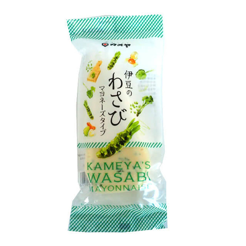 카메야 이즈 와사비 마요네즈 130g 정면 패키지