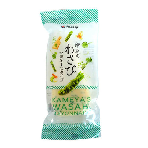 카메야 이즈 와사비 마요네즈 130g 정면 패키지