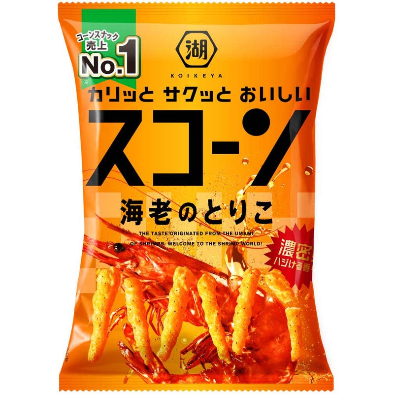 코이케야 스콘 에비노 토리코 새우맛 70g 제조사 공식 패키지 정면