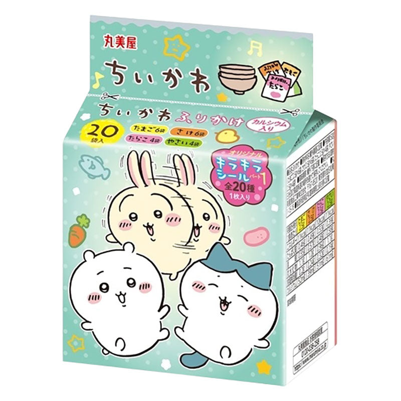 마루미야 치이카와 후리카케 미니팩 50g 20포 민트색 박스 정면