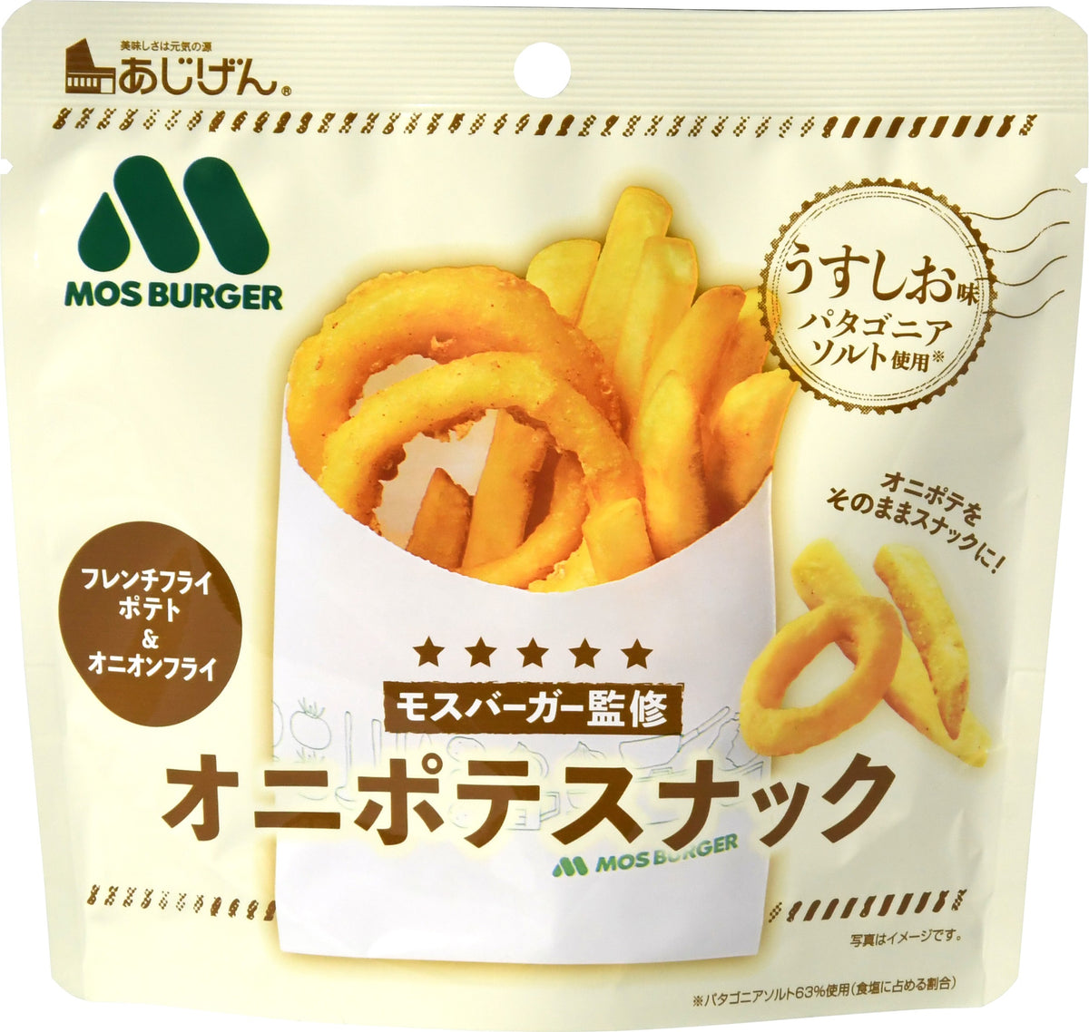 모스버거 감수 오니포테 스낵 담백한 소금맛 40g