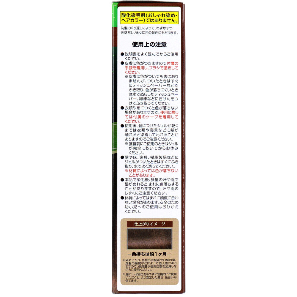 카미크로네 EX 빛반응 새치 염색 헤어젤 다크브라운 80ml