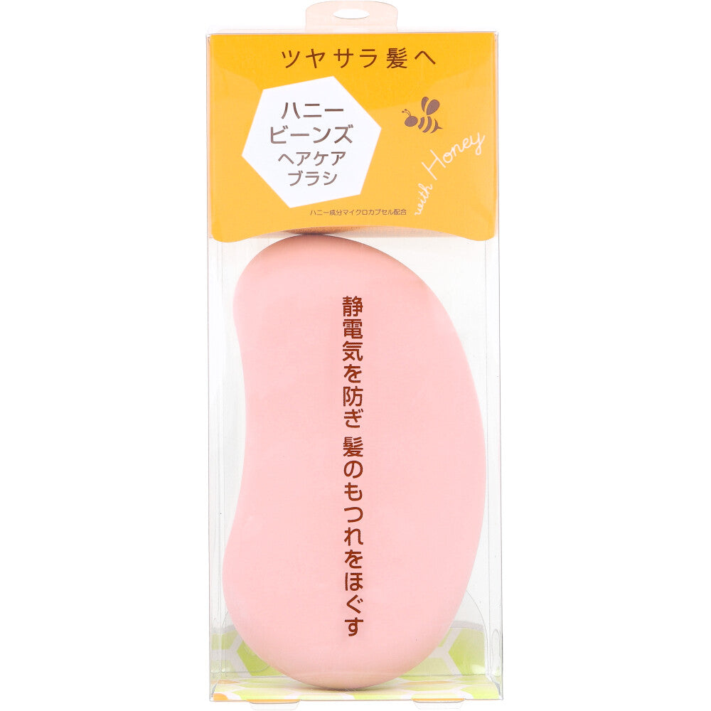 허니빈즈 꿀 성분 정전기 제거 헤어브러시 핑크 HO100P