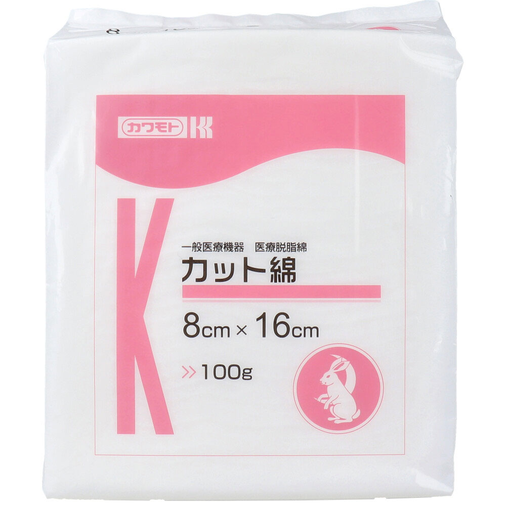 카와모토 의료용 절단 탈지면 8×16cm 100g 상세 사진 1