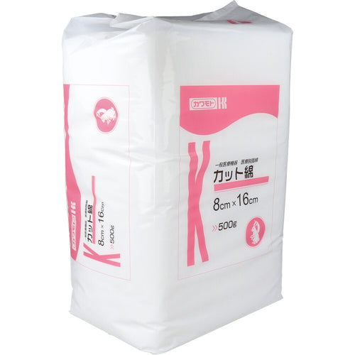카와모토 의료용 절단 탈지면 8×16cm 500g 상세 사진 2