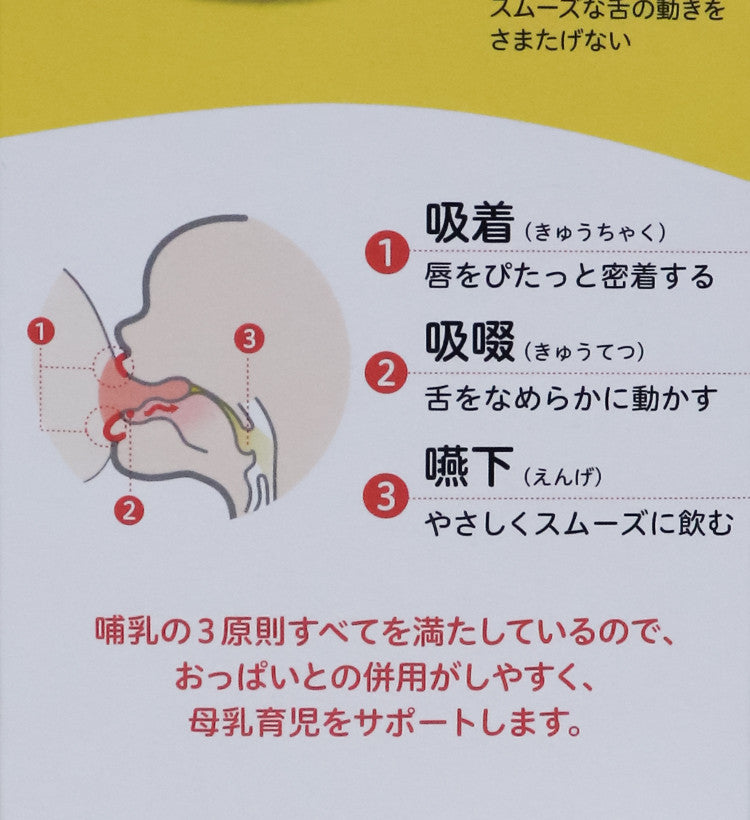 피죤 모유실감 수유 3원칙 흡착 흡철 연하