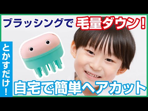 페더 헤어컷 몬스터 간편 셀프 숱정리 브러시 1개 사용 영상