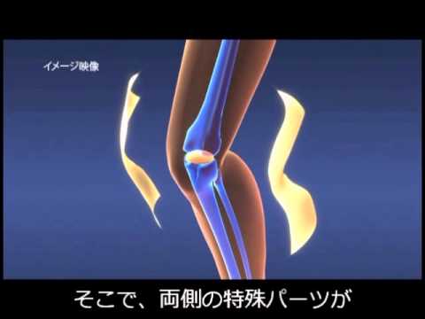 나오스 피부감각 DX 무릎 보호대 블랙 M 1매 공식 사용 동영상