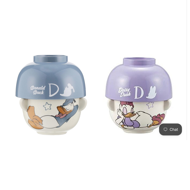 썬아트 디즈니 잘자요 도날드덕 데이지덕 밥공기 국그릇 세트