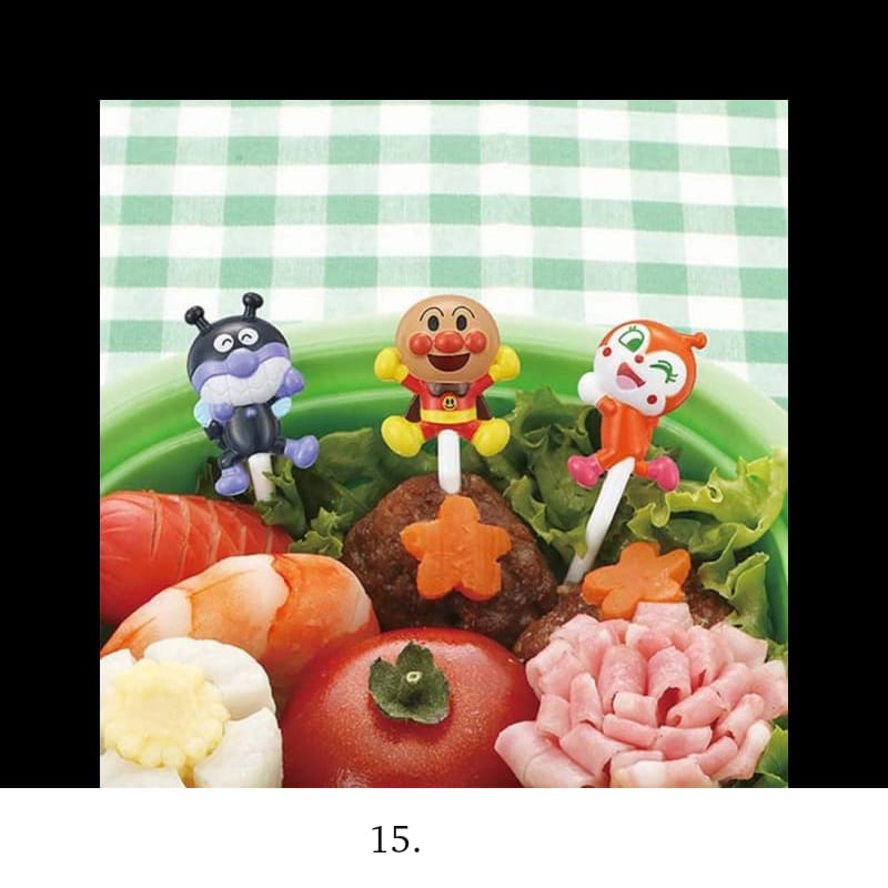 15. 호빵맨 싱글벙글 - 토루네 캐릭터 도시락 꾸미기 데코픽