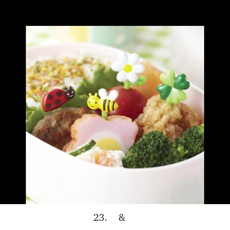 23. 허니 & 플라워 - 토루네 캐릭터 도시락 꾸미기 데코픽