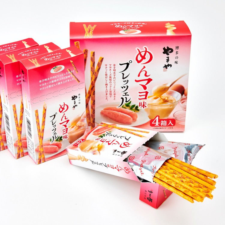 야마야 명란 마요맛 프레첼 45g×4박스